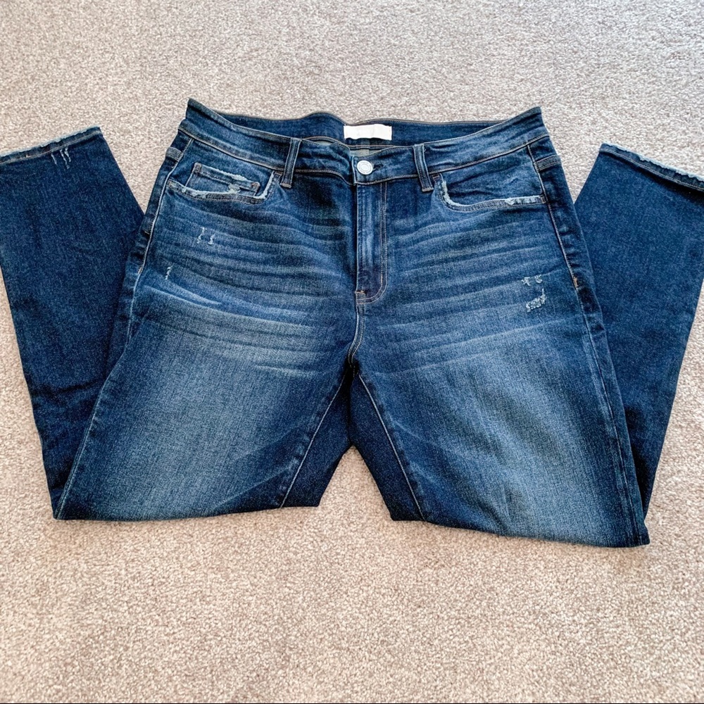 Vervet Blue Dark Wash High Waisted Skinny Jeans